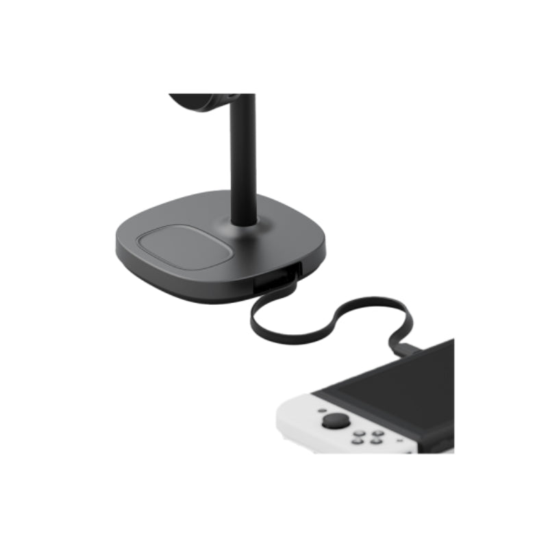Energea Magarctic Stand Cool Charging Stand With Retractable Cable - 65W / Gunmetal