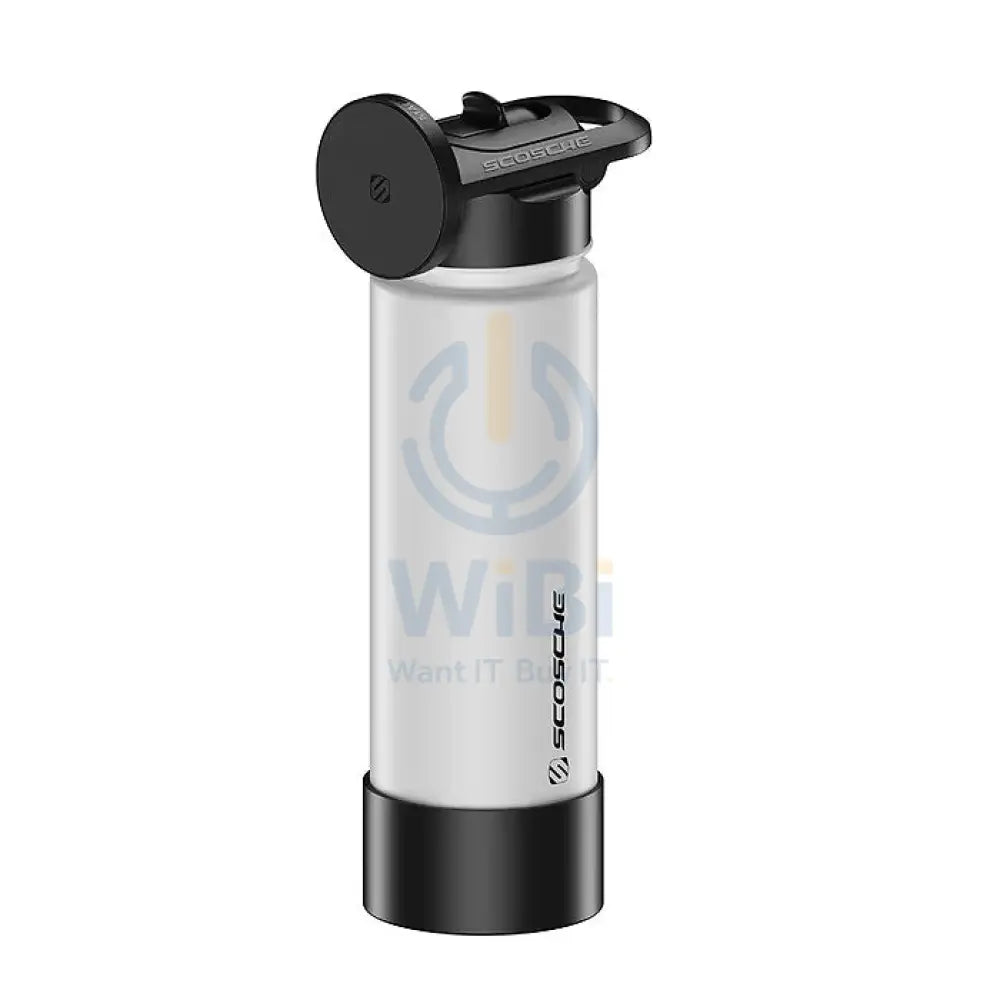 Bundle Offer - Scosche MagicMount Flask 650 ml Stainless Steel Insulated Water Bottle - White + Ice Towel (Sleeve Packaging) - Gray +  Seawag Mela Universal SmartPhone WaterProof Case - Black + Waboba Classic Soccer ball - Sport line