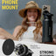 Bundle Offer - Scosche MagicMount Flask 650 ml Stainless Steel Insulated Water Bottle - White + Ice Towel (Sleeve Packaging) - Gray +  Seawag Mela Universal SmartPhone WaterProof Case - Black + Waboba Classic Soccer ball - Sport line