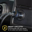 Scosche Powervolt Dual Fast Car Charger - 60W / USB-C / Black Accessories > Mobiles & Tablets > Mobiles > Car Chargers