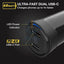 Scosche Powervolt Dual Fast Car Charger - 60W / USB-C / Black Accessories > Mobiles & Tablets > Mobiles > Car Chargers
