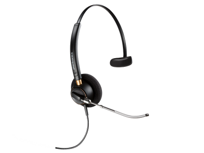 HP HP Poly EncorePro 510V Monaural Headset VoiceTube +Quick Disconnect - Monoaural / Black