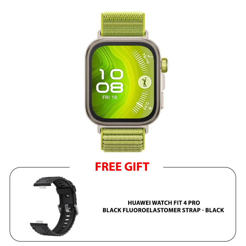 هواوي ساعة هواوي  فيت 4 برو  4 - 1.82 بوصة أموليد / بلوتوث 5.2 / أخضر