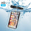Bundle Offer - Scosche MagicMount Flask 650 ml Stainless Steel Insulated Water Bottle - White + Ice Towel (Sleeve Packaging) - Gray +  Seawag Mela Universal SmartPhone WaterProof Case - Black + Waboba Classic Soccer ball - Sport line