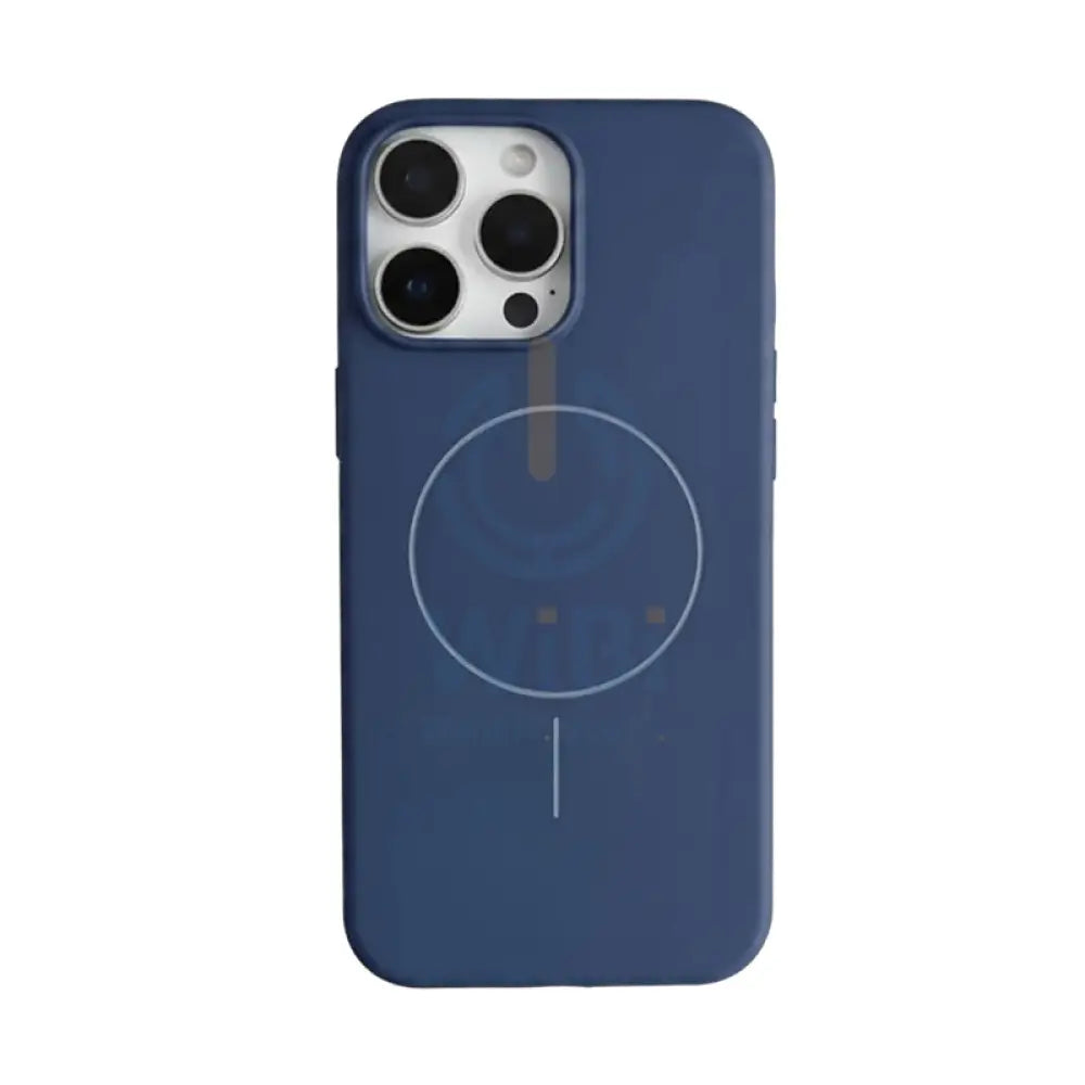 Silicon Case For Apple iPhone 16 Pro / Dark Blue Accessories > Mobiles & Tablets > Mobiles > Covers & Cases