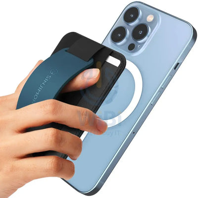 Sinjimoru M-Band Grip for Magsafe 3 in 1 Wallet - Blue Accessories > Mobiles & Tablets > Mobiles > Grips