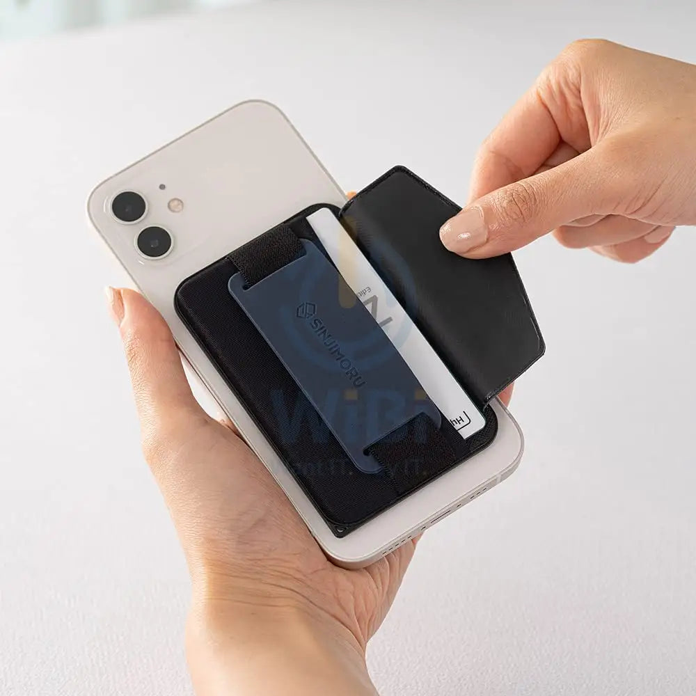 Sinjimoru M-Band Grip for Magsafe 3 in 1 Wallet - Olive Gray Accessories > Mobiles & Tablets > Mobiles > Mobile Holder