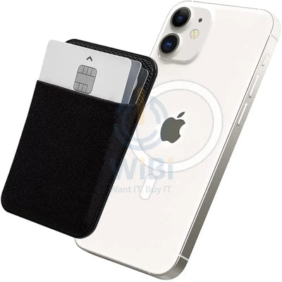 Sinjimoru M-Basic Magnetic Wallet for Apple Magsafe - Black - Black Accessories > Mobiles & Tablets