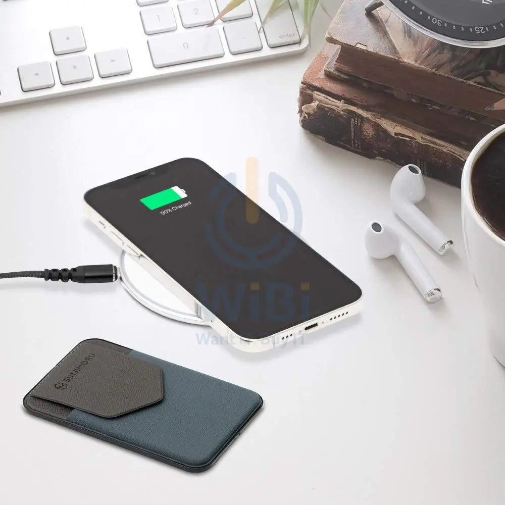Sinjimoru M-Flap Magnetic Wallet for Apple MagSafe - Black Accessories > Mobiles & Tablets