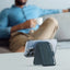 Sinjimoru M-Pull Tab Stand Magsafe Wallet - Blue Accessories > Mobiles & Tablets > Mobiles > Grips