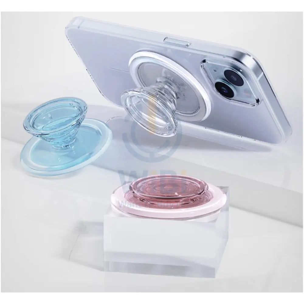 Sinjimoru M Tipi Tok Magsafe Grip Clear Blue Accessories > Mobiles & Tablets > Mobiles > Grips