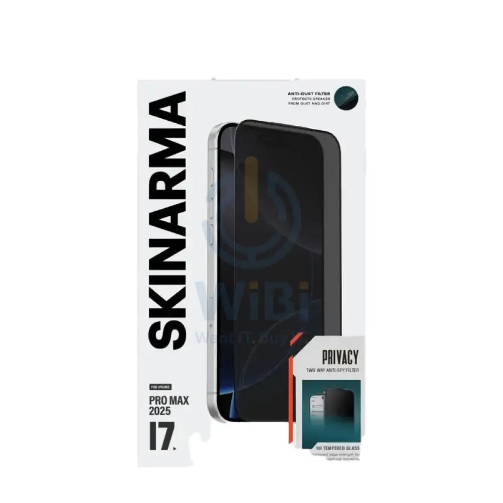 SKINARMA iPhone Air (2025) 6.6’’ Glass Screen Protector - Privacy Accessories > Mobiles & Tablets > Mobiles > Screen