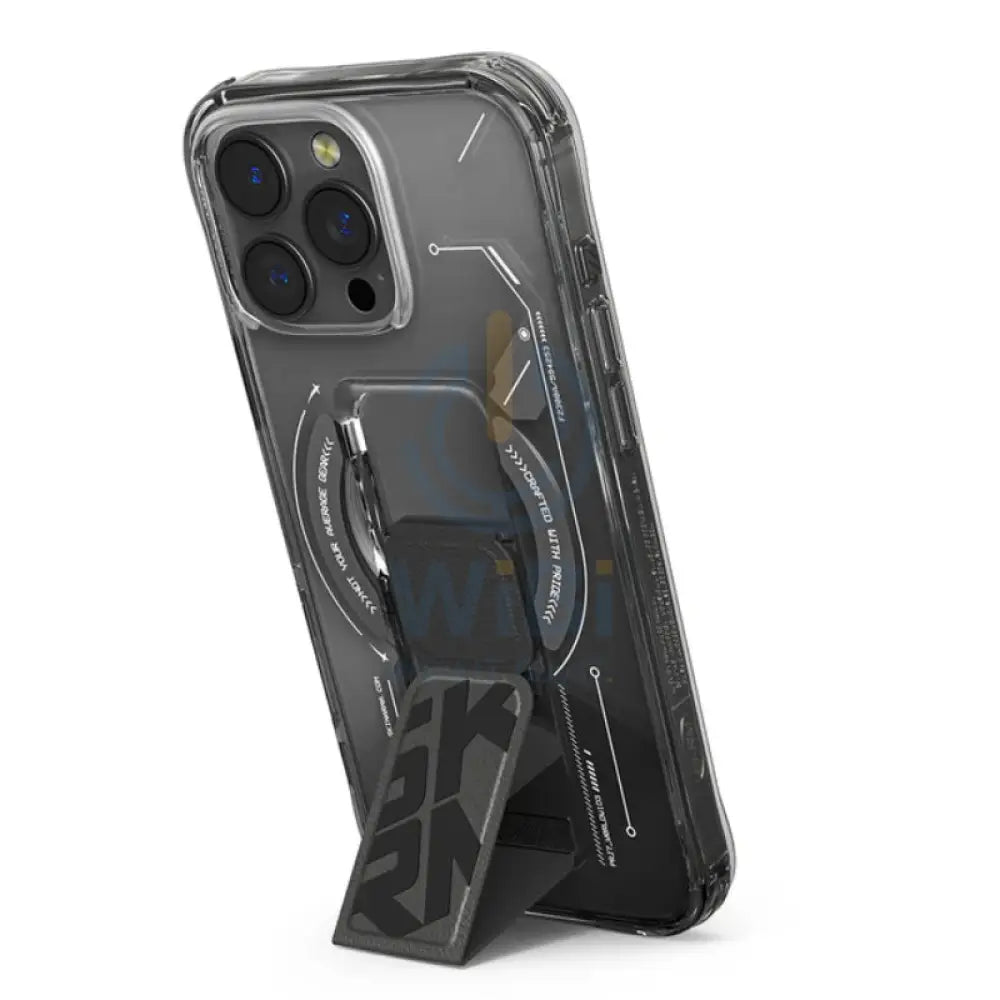 SKINARMA HELIO Mag-Charge with Grip-Stand - iPhone 16 Pro Max / Black Accessories > Mobiles & Tablets > Mobiles >