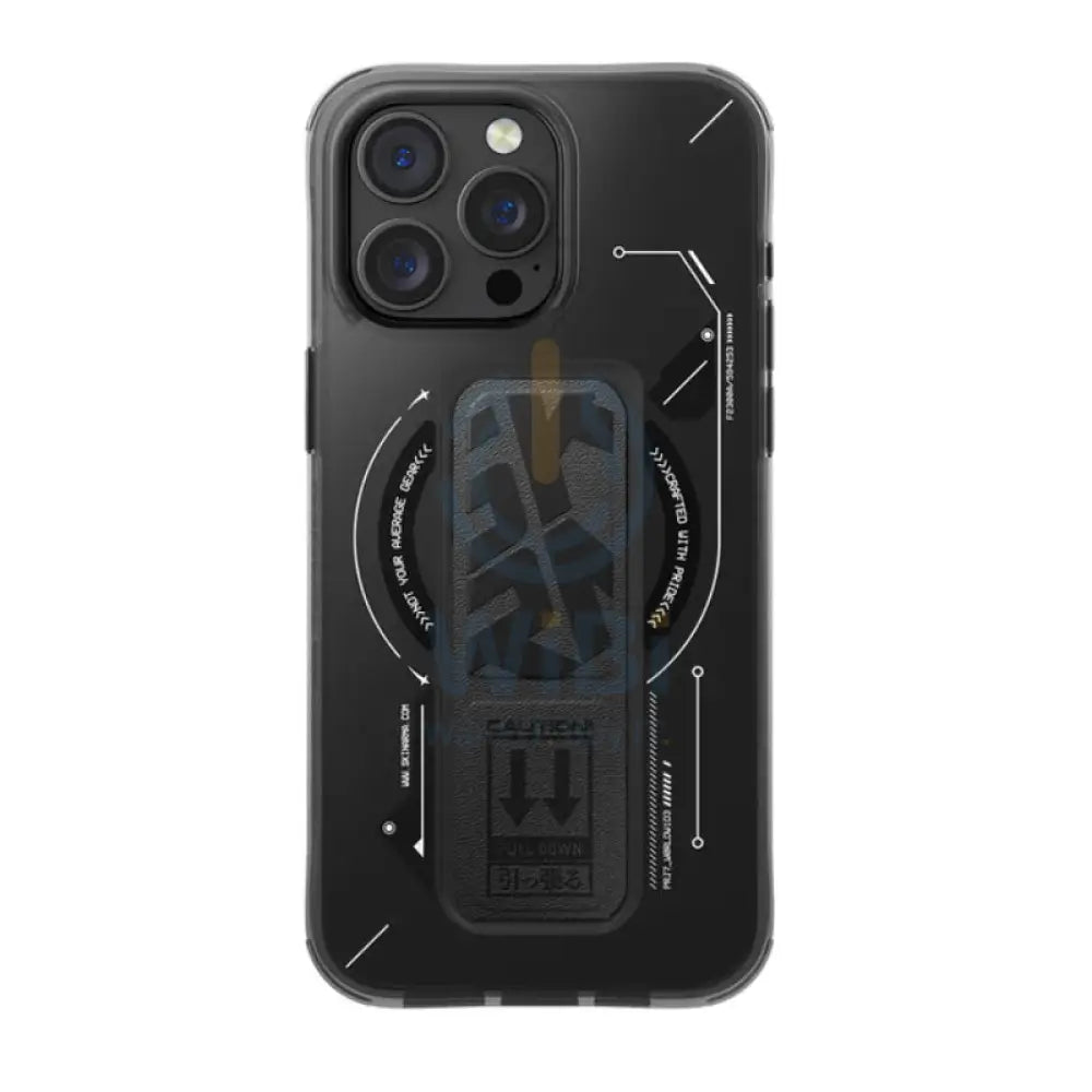 SKINARMA HELIO Mag-Charge with Grip-Stand - iPhone 16 Pro Max / Black Accessories > Mobiles & Tablets > Mobiles >