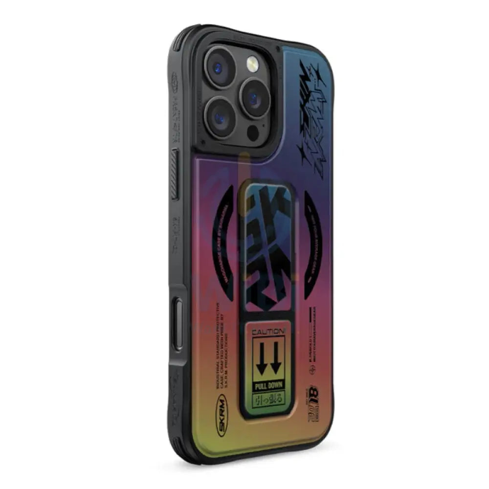 SKINARMA KIRA KOBAI Mag-Charge with Grip-Stand - iPhone 16 Pro Max / Holographic Accessories > Mobiles & Tablets >
