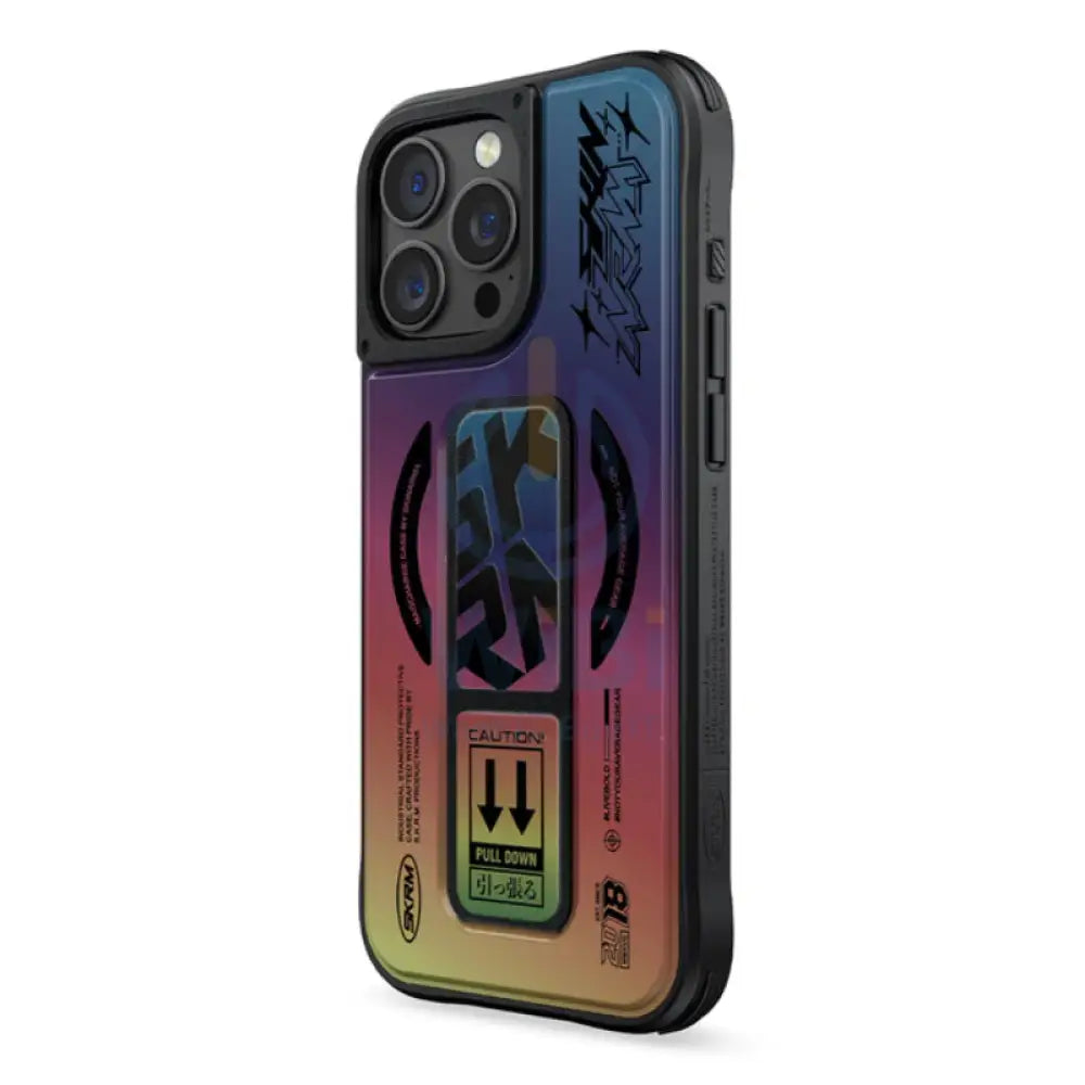 SKINARMA KIRA KOBAI Mag-Charge with Grip-Stand - iPhone 16 Pro Max / Holographic Accessories > Mobiles & Tablets >