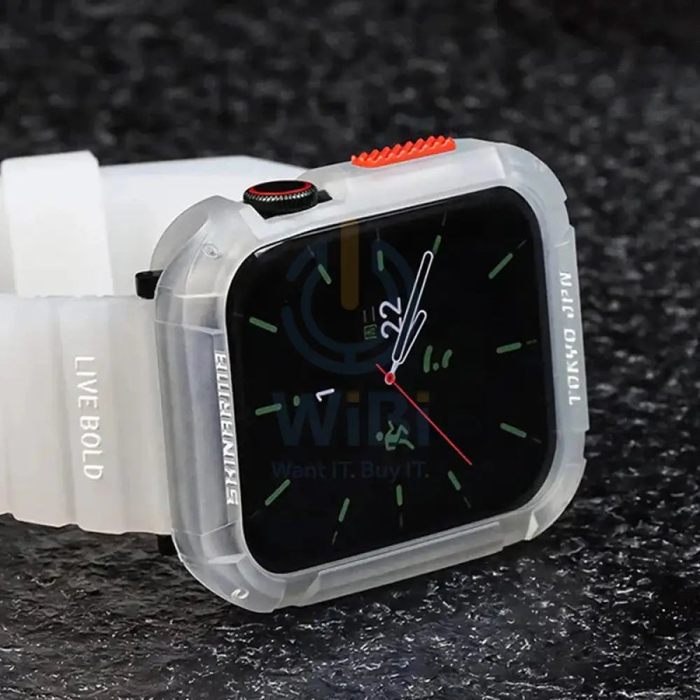 SKINARMA Kurono Apple Watch Ultra Protection Case - 44mm / 45mm / Frost Accessories > Smart Watches