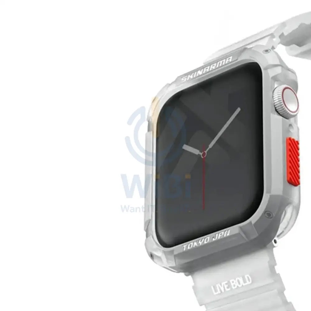 SKINARMA Kurono Apple Watch Ultra Protection Case - 44mm / 45mm / Frost Accessories > Smart Watches