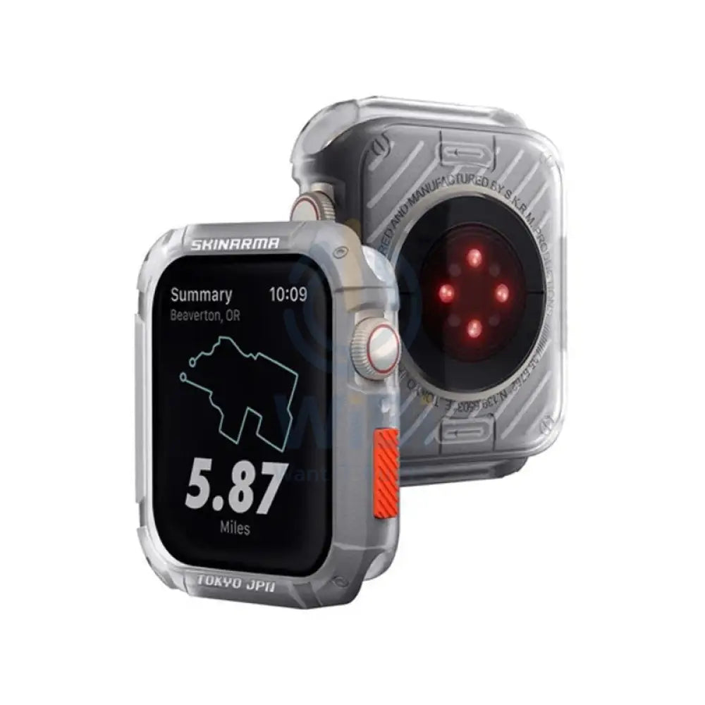 SKINARMA Kurono Apple Watch Ultra Protection Case - 44mm / 45mm / Frost Accessories > Smart Watches