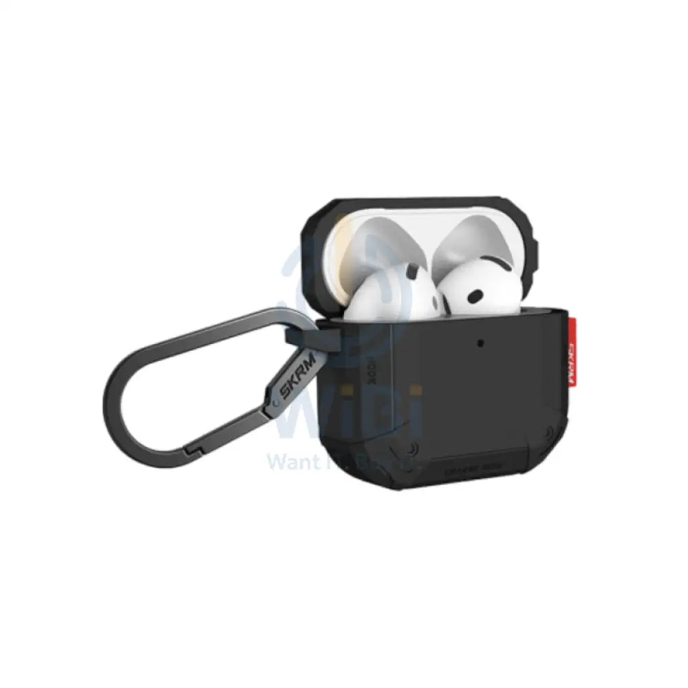 SKINARMA Mecha CE Case - Apple AirPods 4 / Black Accessories > Mobiles & Tablets > Offer Zone