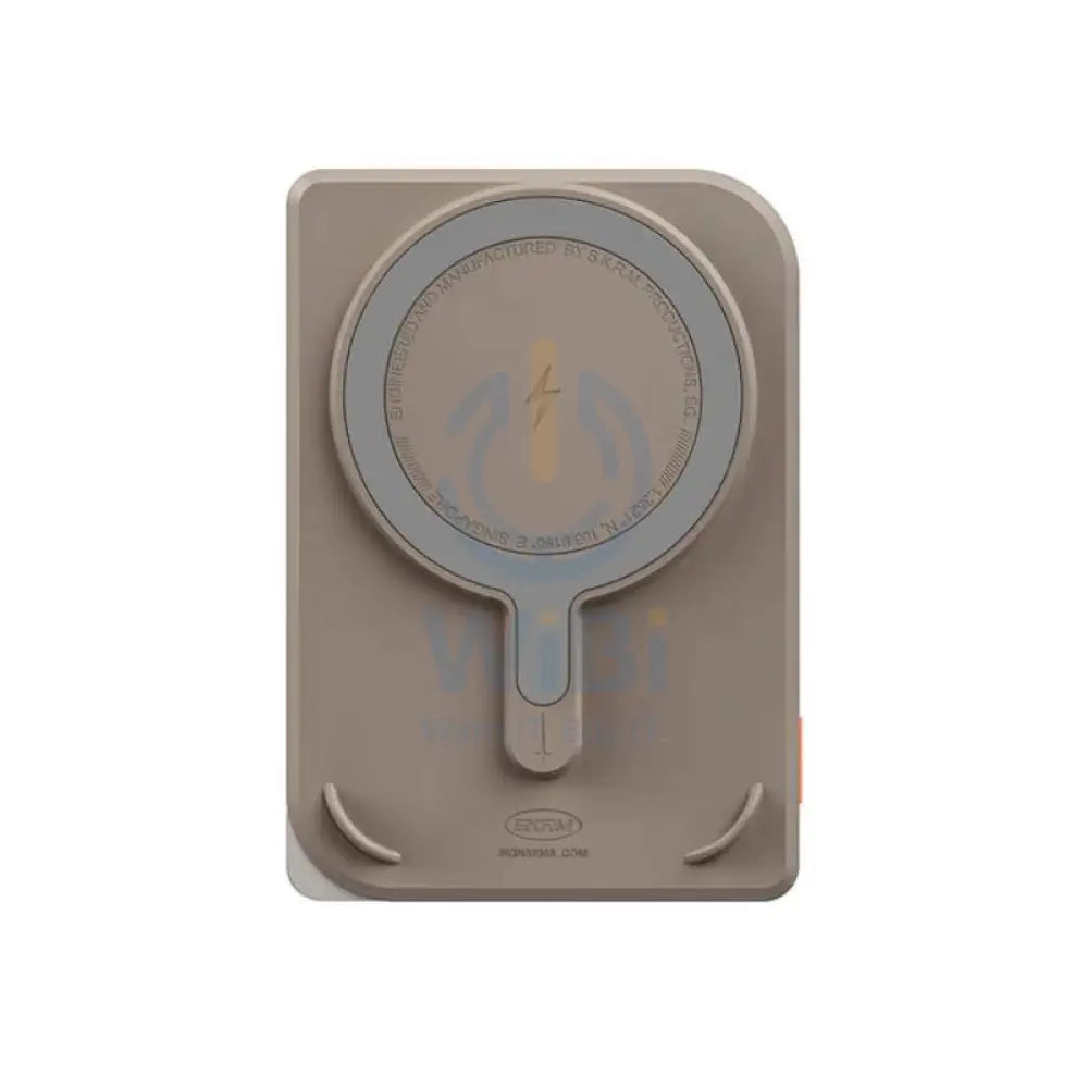 SKINARMA Nexus Mecha Magnetic PowerBank With Smart Kick-Stand - 5000mAh / USB-C / Desert Gold Accessories > Power Bank
