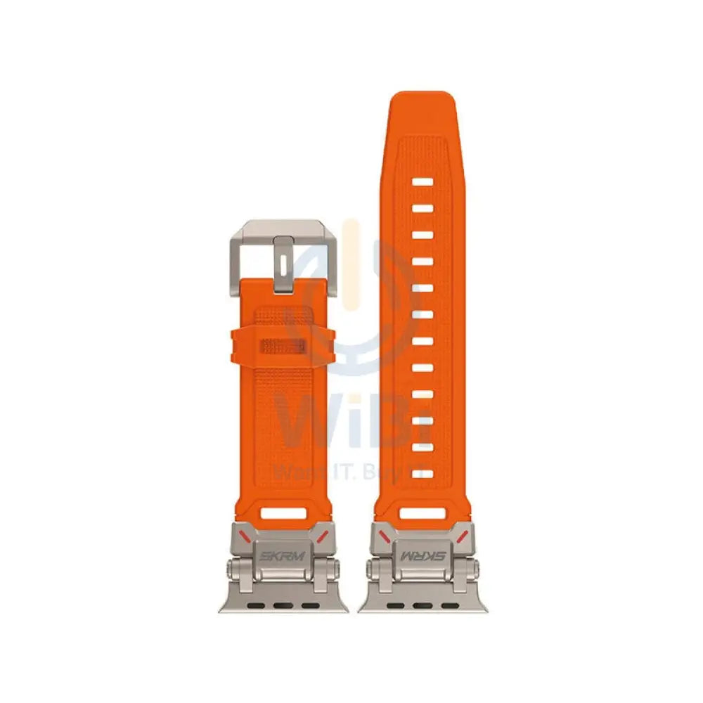 SKINARMA Titon Strap For Apple Watch Ultra 49/45/44mm - Orange Accessories > Smart Watches