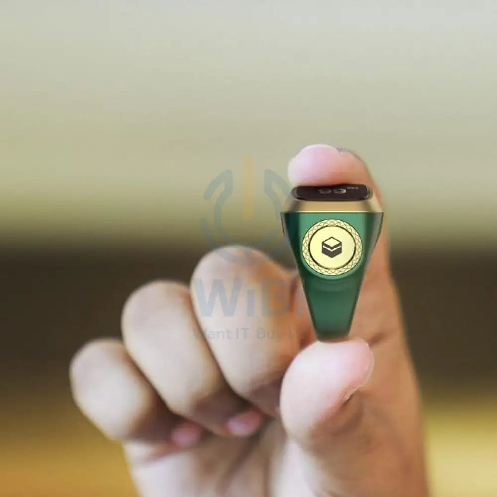 Smart Tasbih Zikr 1 Lite Ring / 22mm - Green Accessories > Mobiles & Tablets