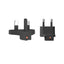 Smartix Premium  GaN Wall Adapter - 65W / USB-A / USB-C / Black