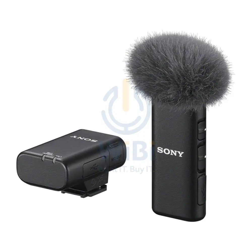 Sony ECM-W2BT Camera-Mount Digital Bluetooth Wireless Microphone System - 20 kHz / 3.5 mm TRS / USB-Micro / Bluetooth