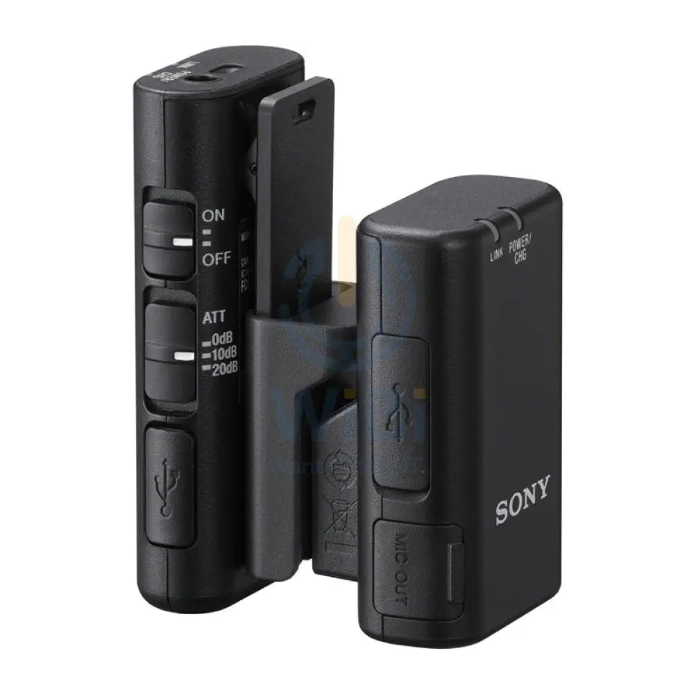 Sony ECM-W2BT Camera-Mount Digital Bluetooth Wireless Microphone System - 20 kHz / 3.5 mm TRS / USB-Micro / Bluetooth