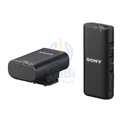 Sony ECM-W2BT Camera-Mount Digital Bluetooth Wireless Microphone System - 20 kHz / 3.5 mm TRS / USB-Micro / Bluetooth