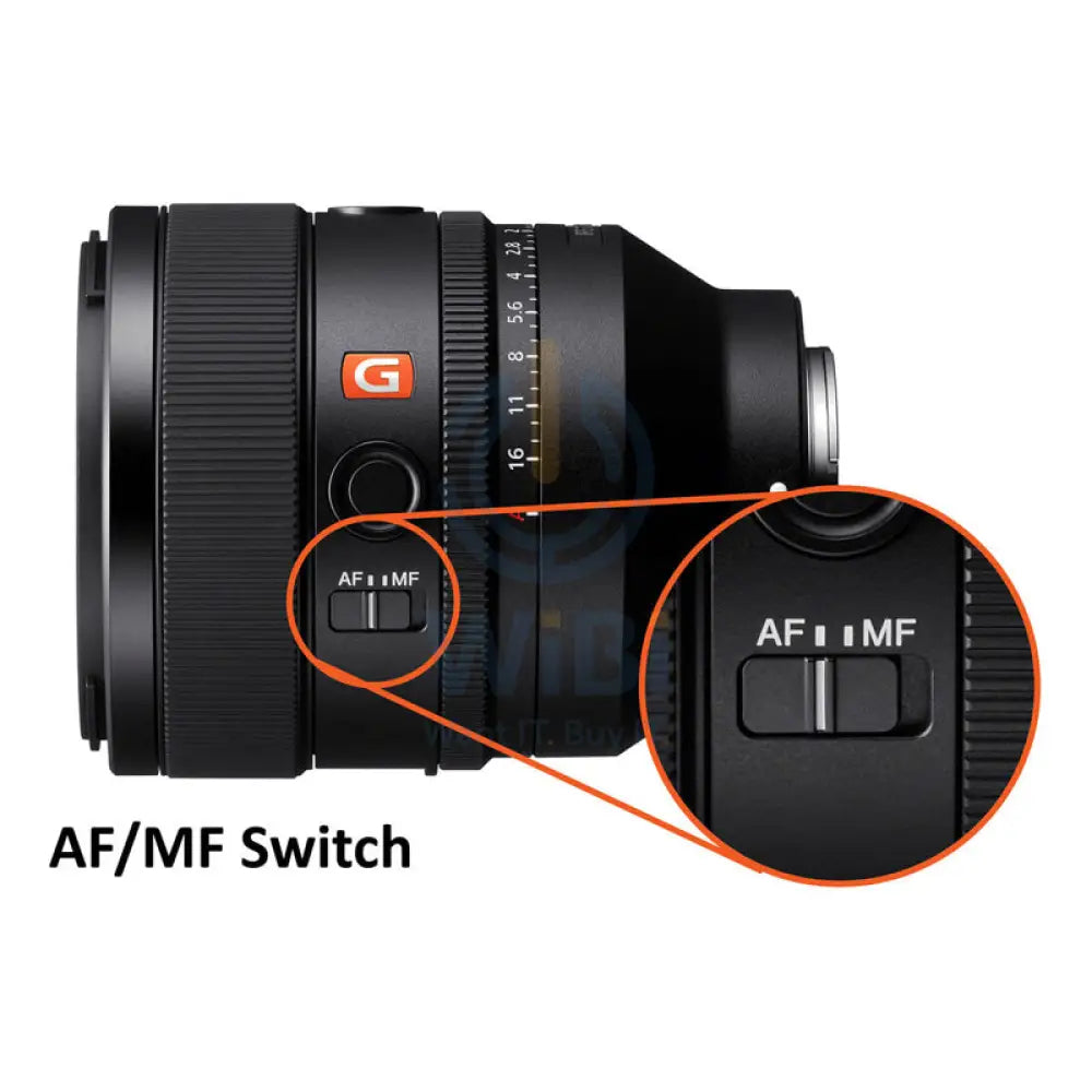 Sony FE 50mm f/1.2 GM Lens - Full Frame / 77 mm Filter - Black Cameras > DSLR Camera Lens