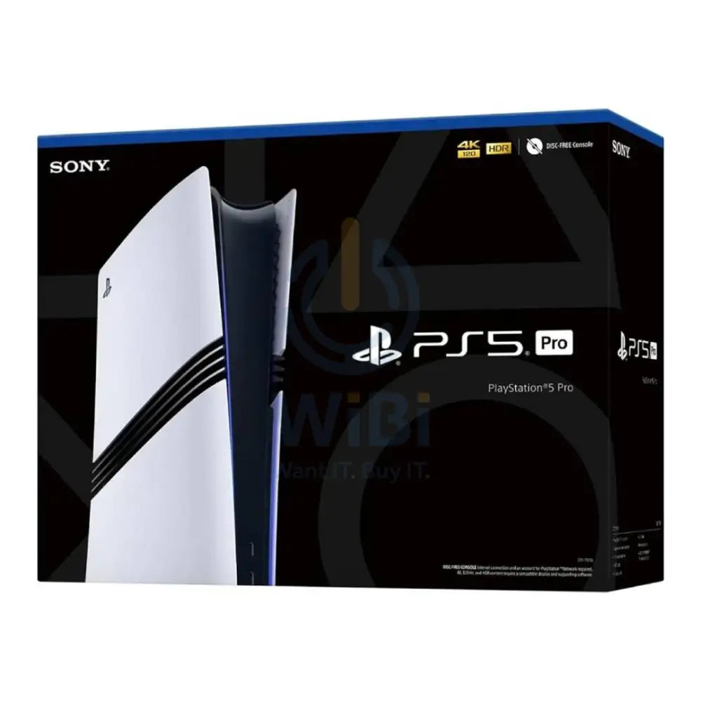 Bundle Offer - Sony PlayStation 5 Pro Digital Edition Console - 16GB / 2TB SSD / White + Gamax Storage Bag for PlayStation 5 Pro - Black