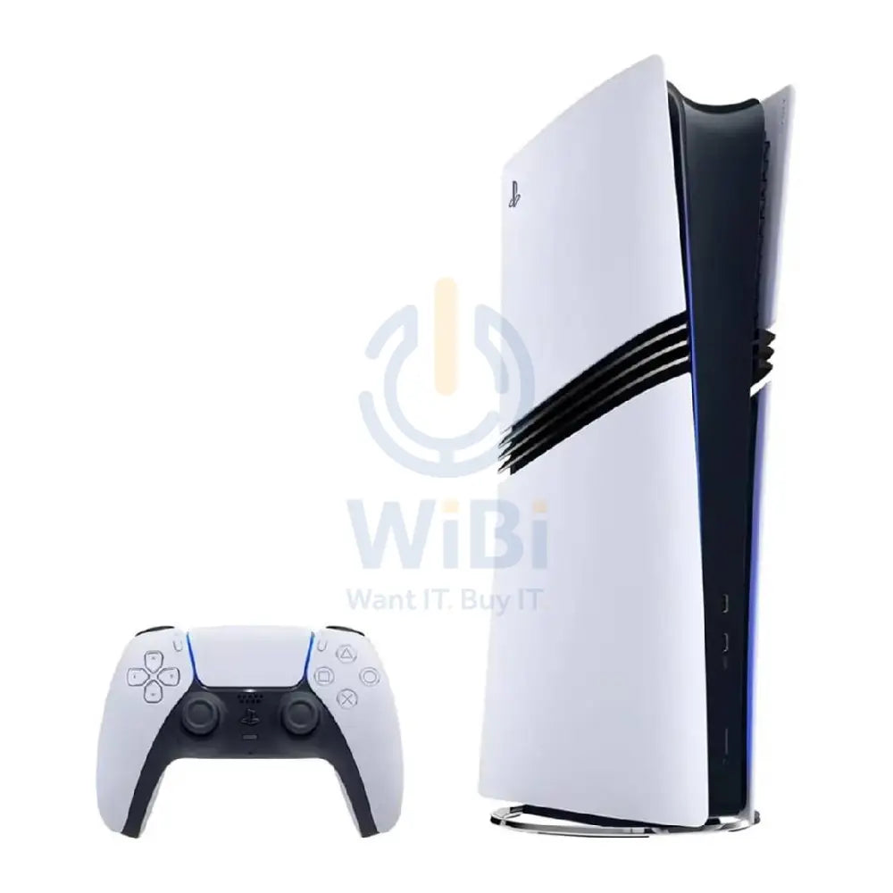 Bundle Offer - Sony PlayStation 5 Pro Digital Edition Console - 16GB / 2TB SSD / White + Gamax Storage Bag for PlayStation 5 Pro - Blue