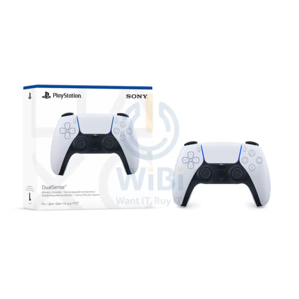 Sony PS5 DualSense Wireless Controller For PlayStation 5 - White Accessories > Gaming Controllers > Gaming Zone