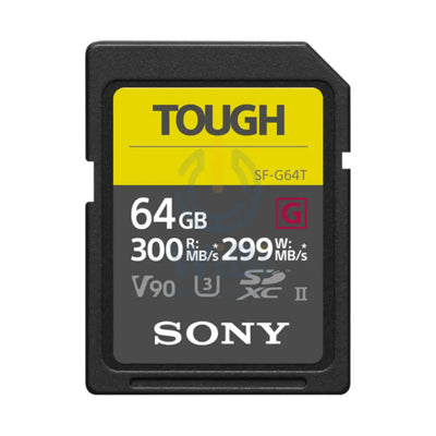 Sony SF-G64T/T1 64GB TOUGH Series UHS-II SDXC Memory Card Storage > Memory Cards