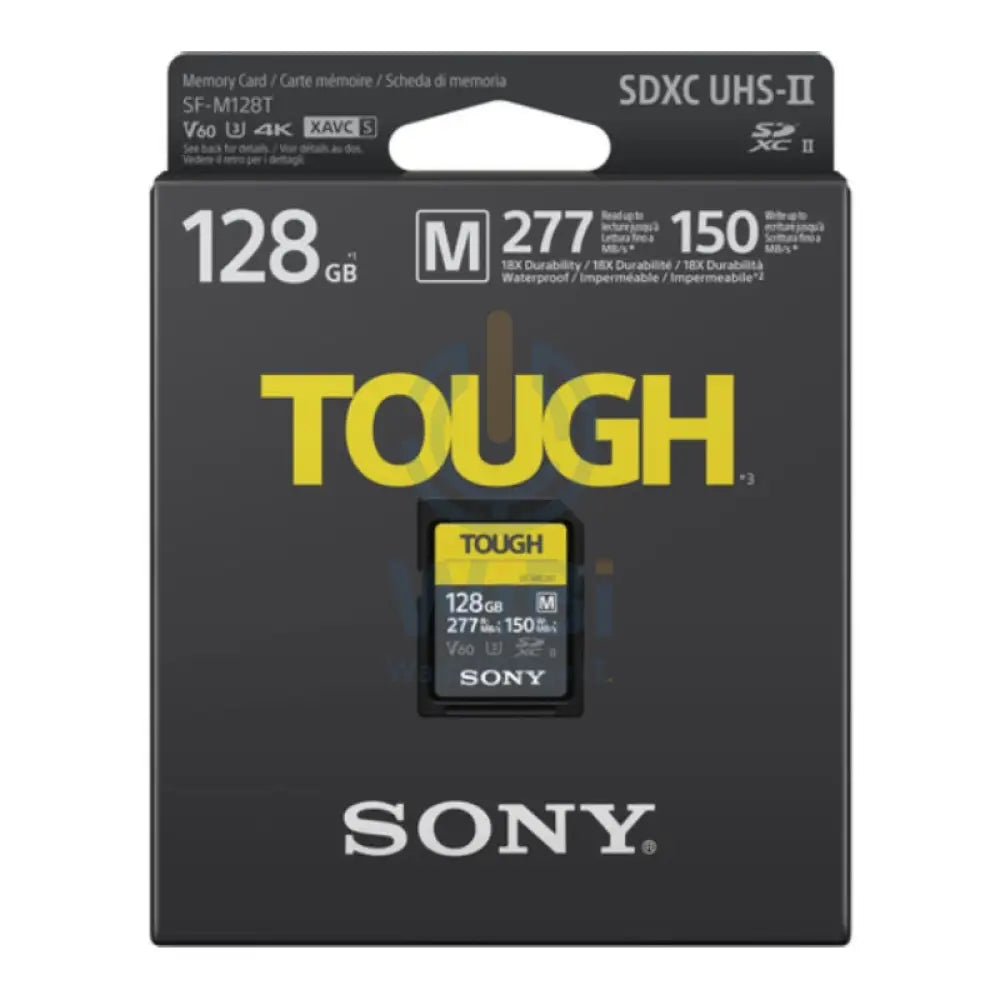 سوني SF-M128T/T1 128 جيجابايت SF-إس م  الإصدار UHS-II SDXC ذاكرة تخزين بطاقات