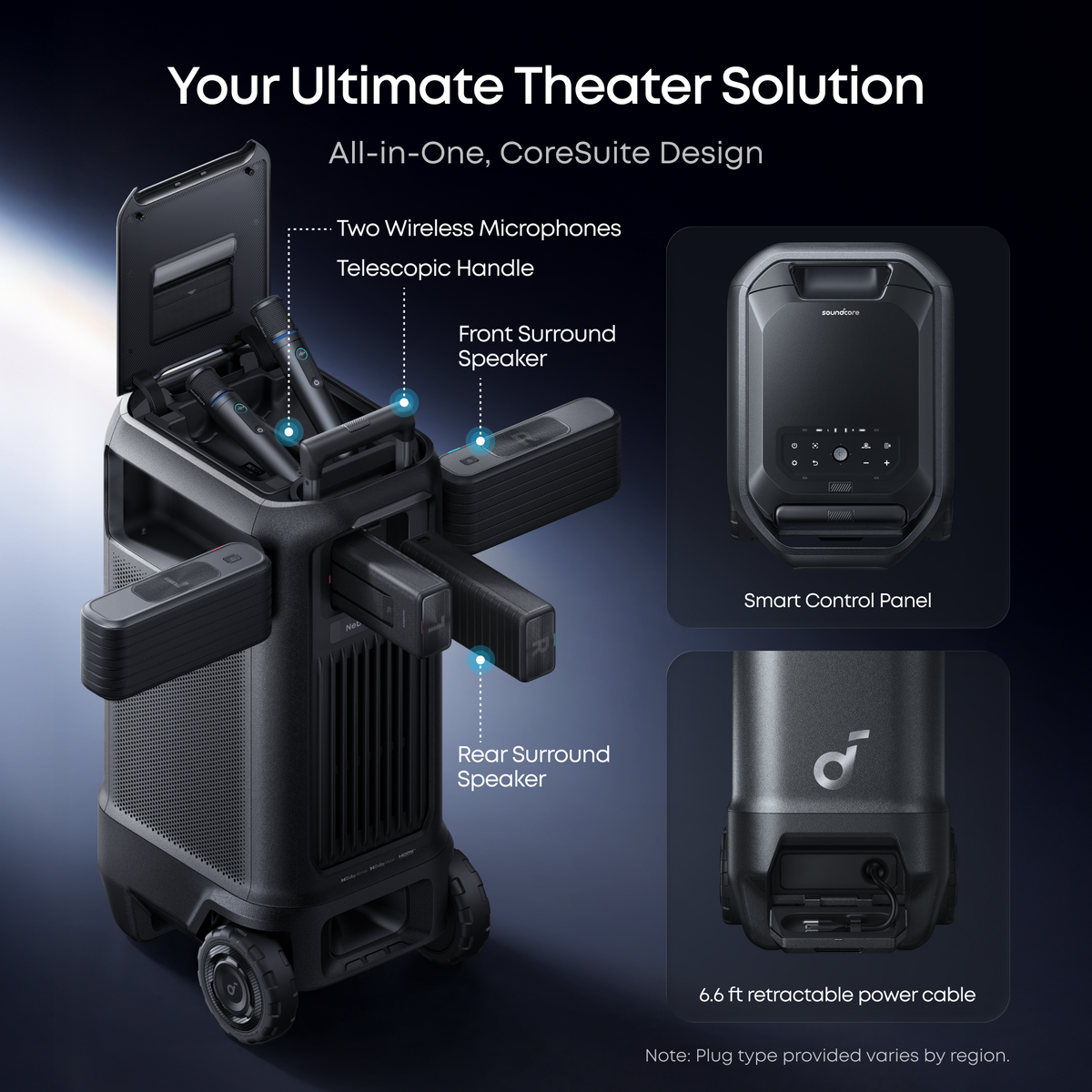Anker Soundcore Nebula X1 Pro 4K Projector | World's First Mobile Theater Station