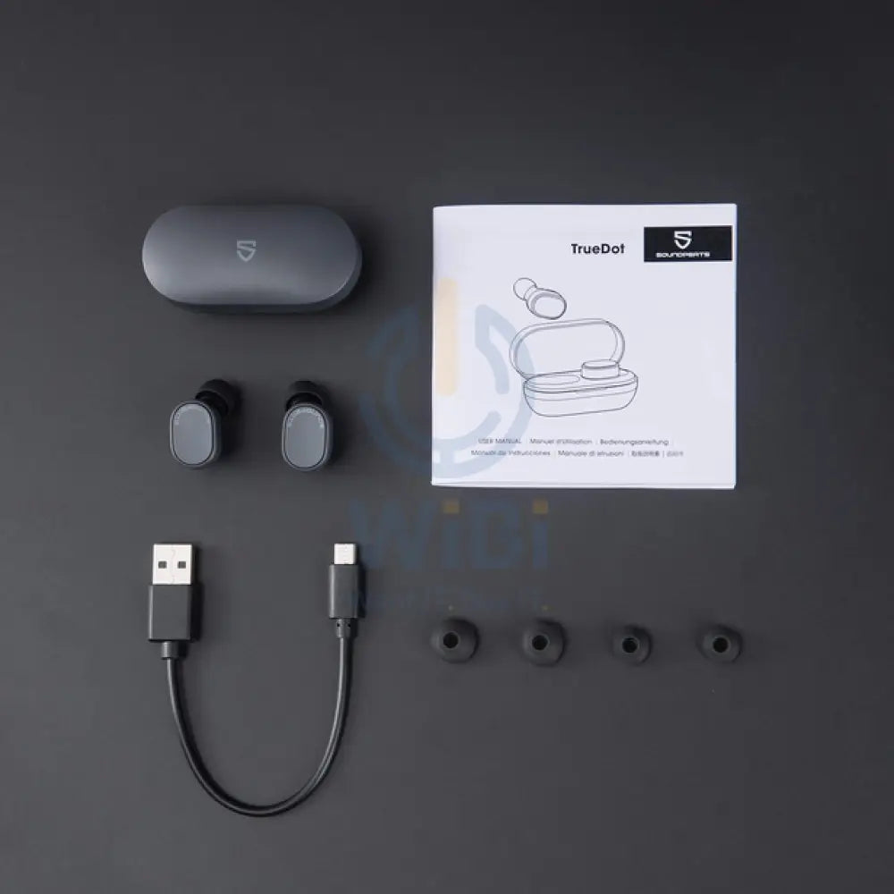 سماعات الأذن Soundpeats TrueDot TrueDot لاسلكي - أسود اكسسوارات  الصوت > سماعات الرأس