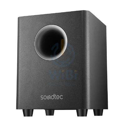 Soundtec By Porodo 2.1 CH Soundbar With Wireless Subwoofer - Black Accessories > Audio > Speakers