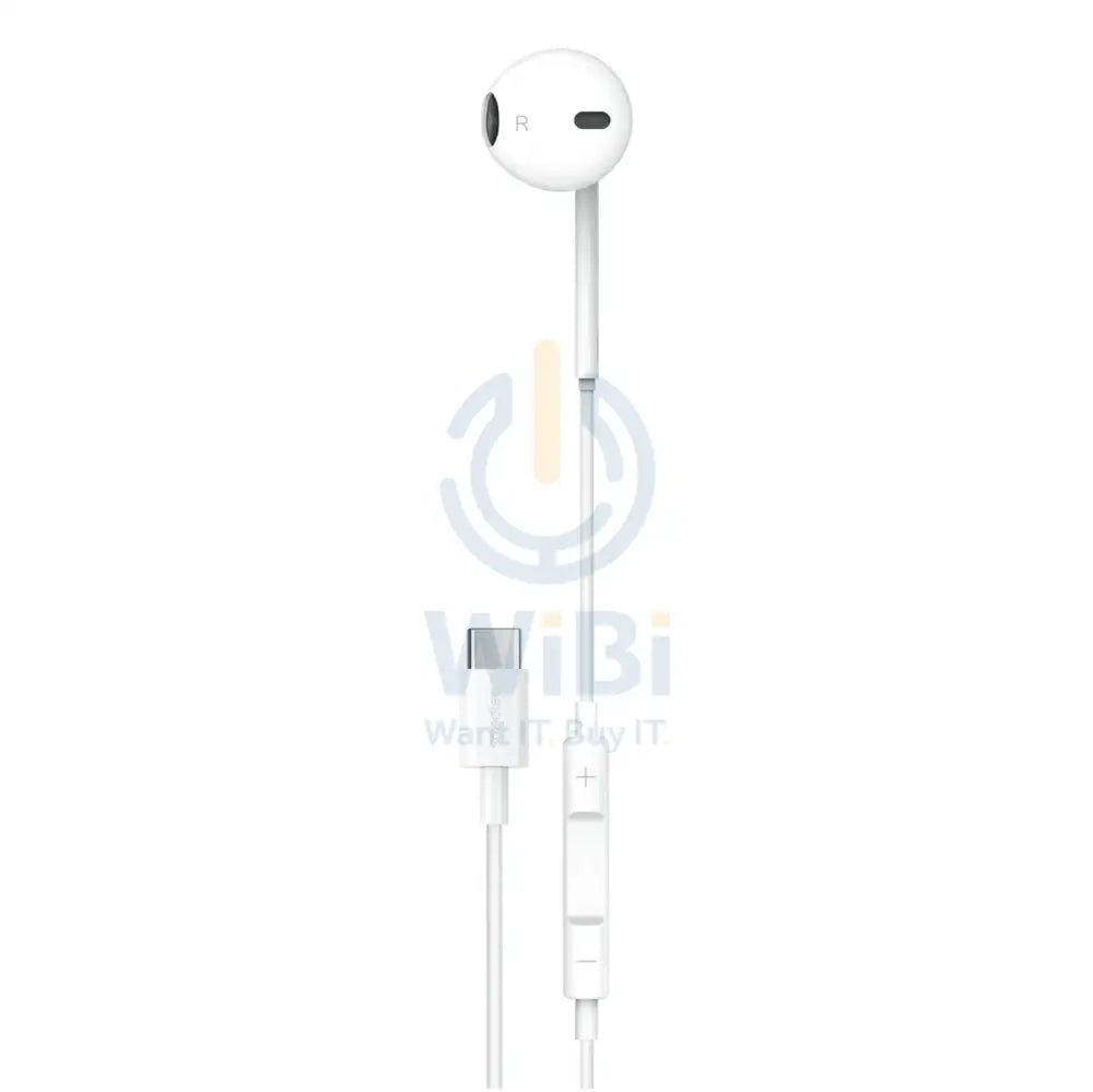 Soundtec By Porodo Mono/Single Type-C - White Accessories > Audio > Headphones
