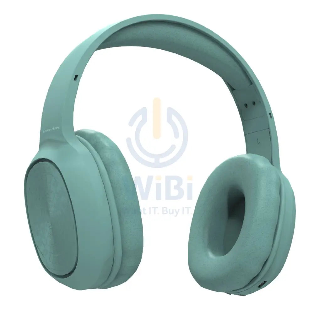 Soundtec By Porodo Pure Bass FM Wireless Headphone - Green Accessories > Audio > Headphones