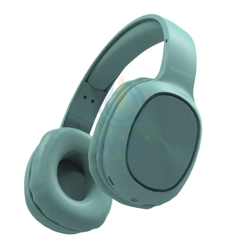 Soundtec By Porodo Pure Bass FM Wireless Headphone - Green Accessories > Audio > Headphones
