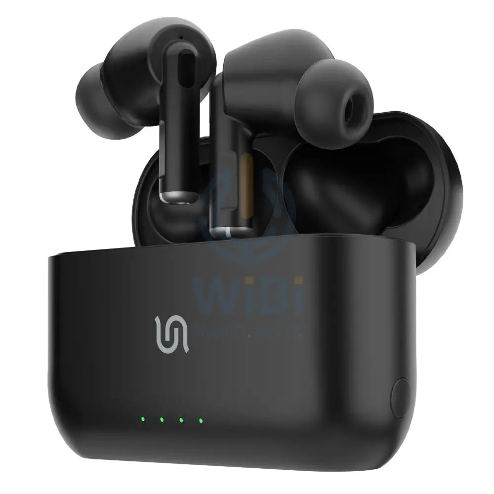 Soundtec By Porodo Wireless ANC Earbuds (Active Noise-Cancellation Technology) - Black Accessories > Audio > Headphones
