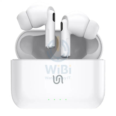 Soundtec By Porodo Wireless ANC Earbuds - Active Noise-Cancellation Technology / White Accessories > Audio > Headphones