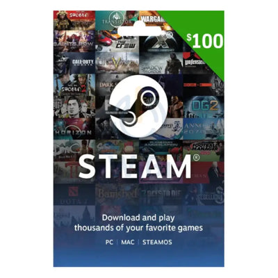 Steam Gift Card $100 (US) Digital Card Digital Cards