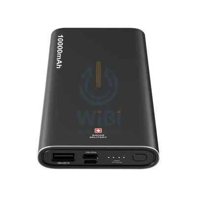Swiss Military Chandoline Power Bank - 20W / 10000mAh / Black Accessories > Power Bank