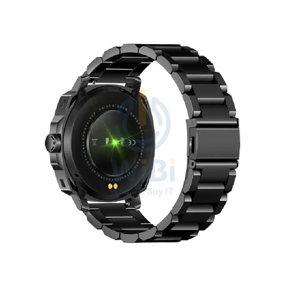 Swiss Military Dom 4 Gun Metal Steel Strap - Black / Smart Watch Smart Watches