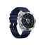 Swiss Military Dom 4 Silver Frame Blue Silicon Strap - Smart Watch Smart Watches