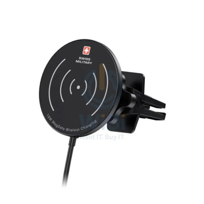 Swiss Military MagSafe Car Charger 15W - Black Accessories > Power Adapters